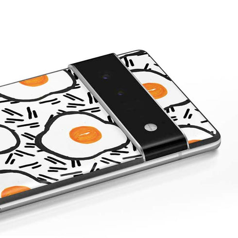 Bouffants and Broken Hearts Eggs Google Pixel 6 Pro Skin